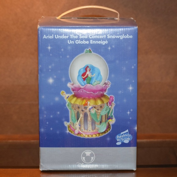 Collectible:Rare Ariel Under the Sea Concert Musical Snow Globe w/ Original Box - Picture 5 of 5